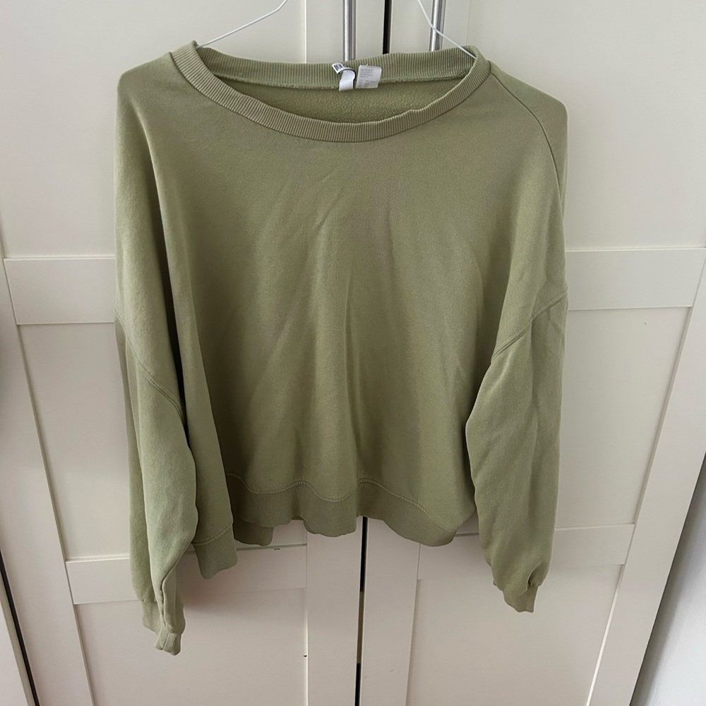 H&M Sage Green Women's Sweatshirt